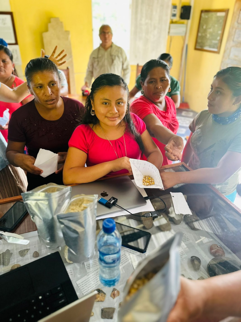 Participants in a seed to seed educational program